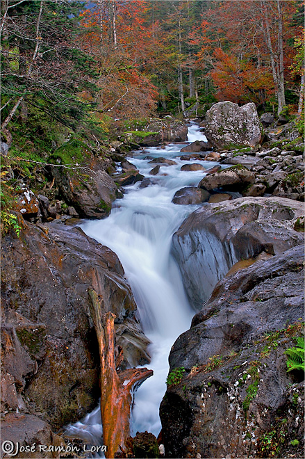Los Pirineos. Francia. Cauterets. Le Pont d'Espagne